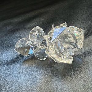 Vintage Swarovski Crystal Rose - Retired